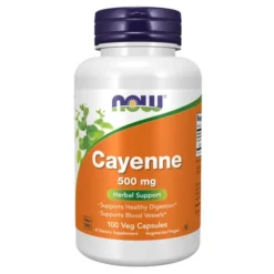 NOW FOODS Cayenne - Pieprz kajeński 500mg 100 kaps