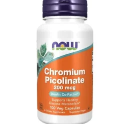 NOW FOODS Chromium Picolinate - Chrom Pikolinian 200mcg 100 kaps