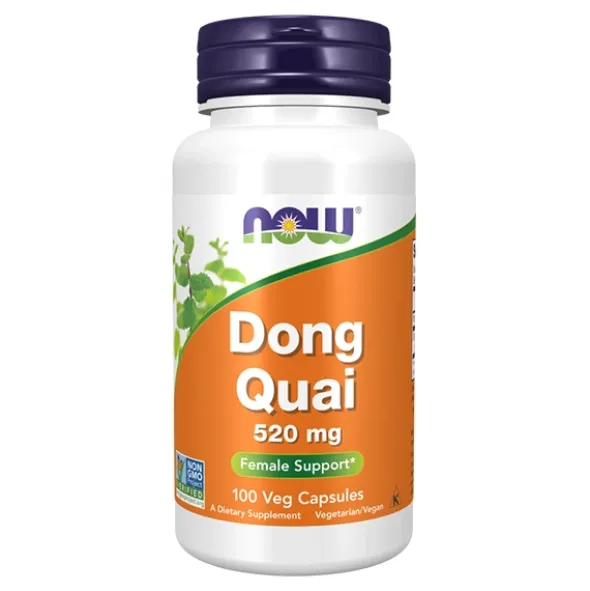 NOW FOODS Dong Quai Root 520mg Dzięgiel Chiński 100 vkaps