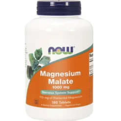 NOW FOODS Jabłczan Magnezu 180 tabs