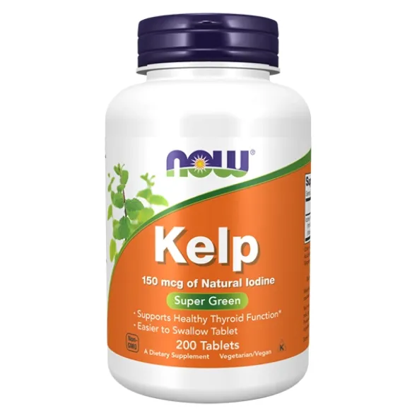 NOW FOODS Kelp (Naturalny Jod) 150mcg 200 tabl