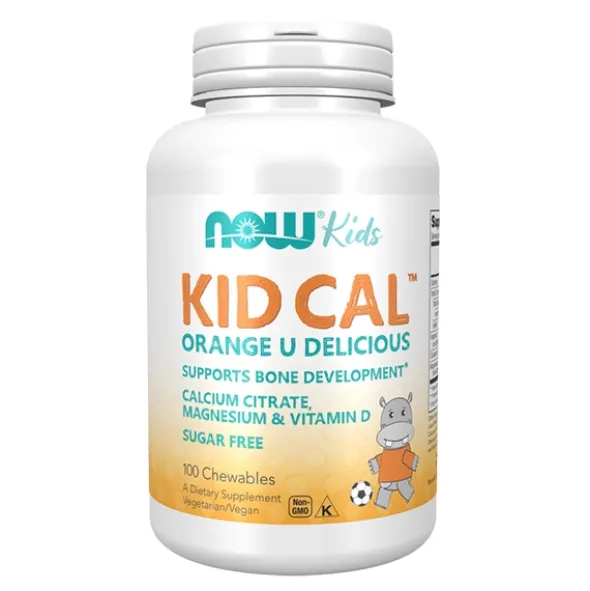 NOW FOODS Kid Cal - Wapń i Magnez dla dzieci 100 tabl do ssania