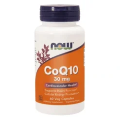 NOW FOODS Koenzym Q10 30 mg 60 kaps