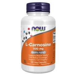 NOW FOODS L-Karnozyna 500mg 100 vkaps