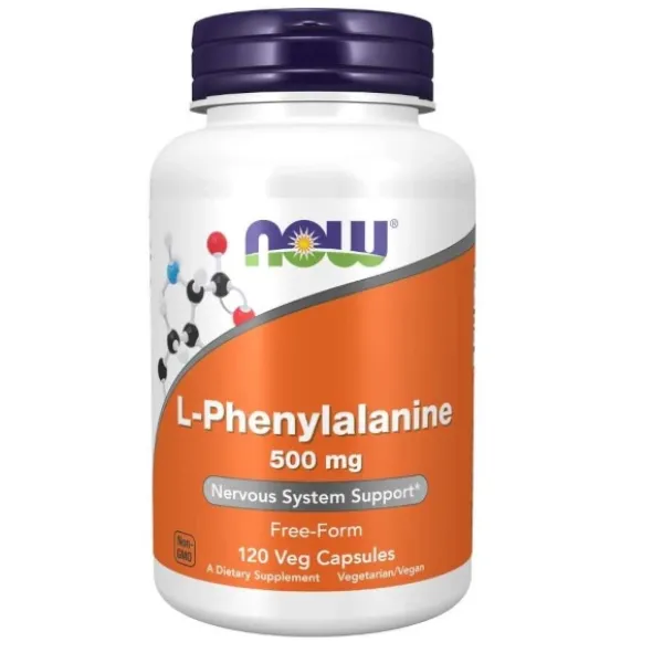NOW FOODS L-Phenylalanine - L-Fenyloalanina 500 mg 120 kaps