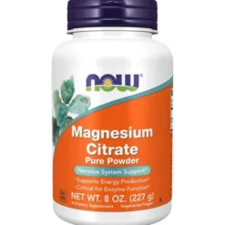NOW FOODS Magnesium Citrate - Magnez cytrynian magnezu 227 g