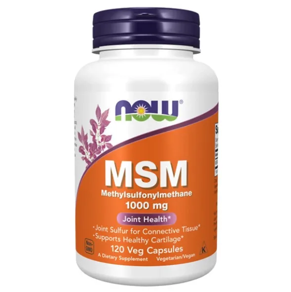 NOW FOODS MSM Metylosulfonylometan 1000mg 120 kaps