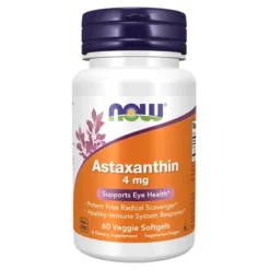 NOW Foods Naturalna Astaksantyna 4 mg 60 kaps