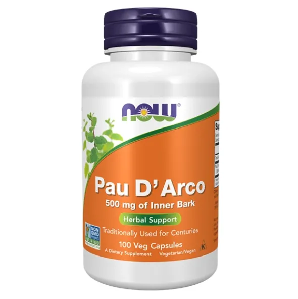 NOW FOODS Pau D'Arco 500mg 100 vkaps