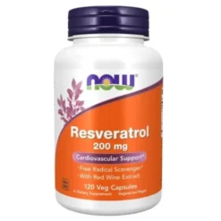 NOW FOODS Resweratrol 200 mg 120 kaps