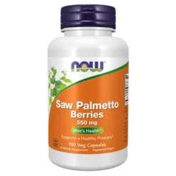NOW FOODS Saw Palmetto Berries - Palma Sabałowa 550mg 100 kaps