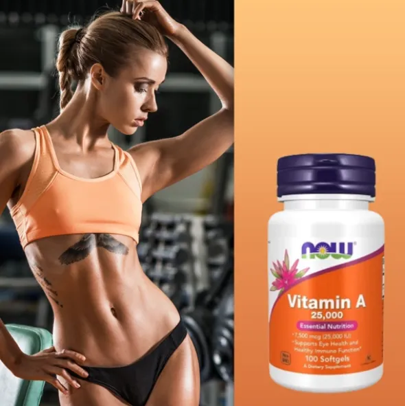 NOW FOODS Witamina A 25 000 IU 100 kaps