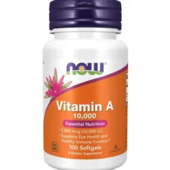 NOW FOODS Witamina A 10 000 IU 100 kaps