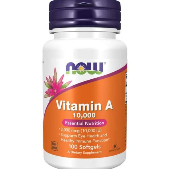 NOW FOODS Witamina A 10 000 IU 100 kaps