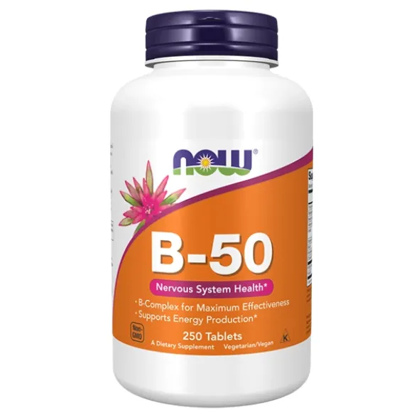 NOW FOODS Witamina B-50 Kompleks 250 tab