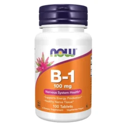 NOW FOODS Witamina B1 (Tiamina) 100mg 100 tab