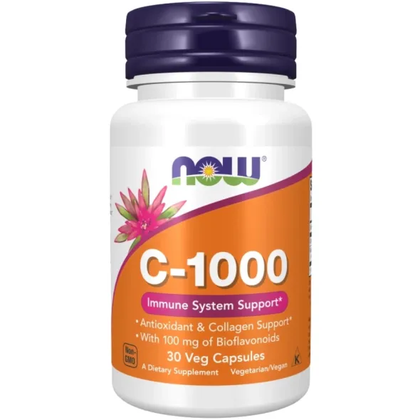 NOW FOODS Witamina C 1000 30 kaps