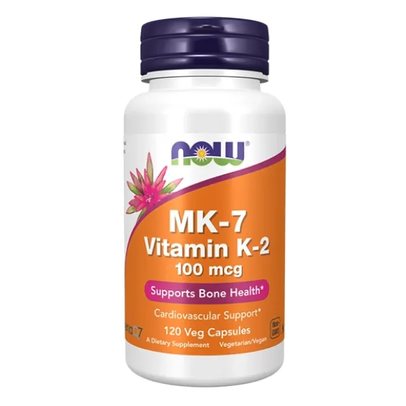 NOW FOODS Witamina K2 MK-7 100mcg 120 vkaps