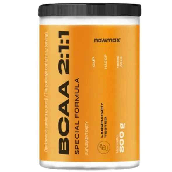 nowmax® BCAA 2:1:1 800 g puszka