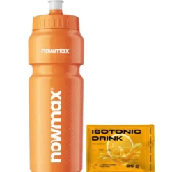 nowmax® Bidon 750 ml Clear + nowmax® Isotonic Drink 25 g