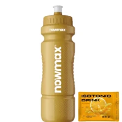 nowmax® Bidon 900 ml Clear + nowmax® Isotonic Drink 25 g