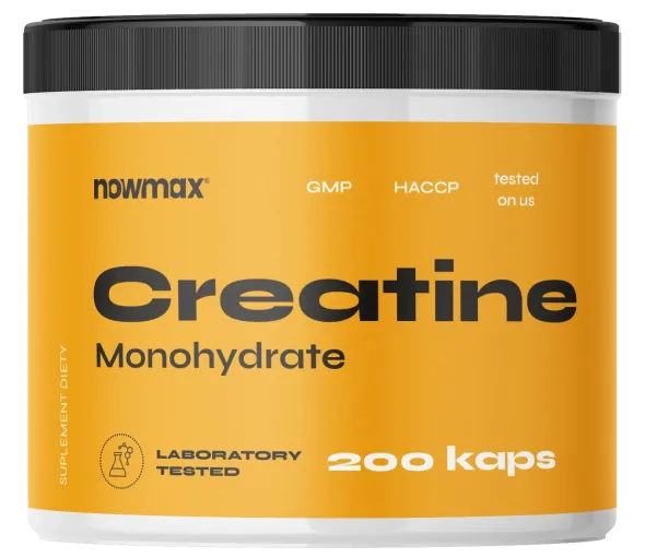 nowmax® Creatine Monohydrate 200 kaps + nowmax® NOX Extreme 80 ml
