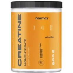 nowmax® Creatine Monohydrate 500 g puszka + SANTE GO ON Gold Baton Proteinowy 45 g