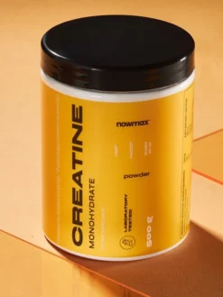 nowmax® Creatine Monohydrate 500 g puszka + SANTE GO ON Gold Baton Proteinowy 45 g