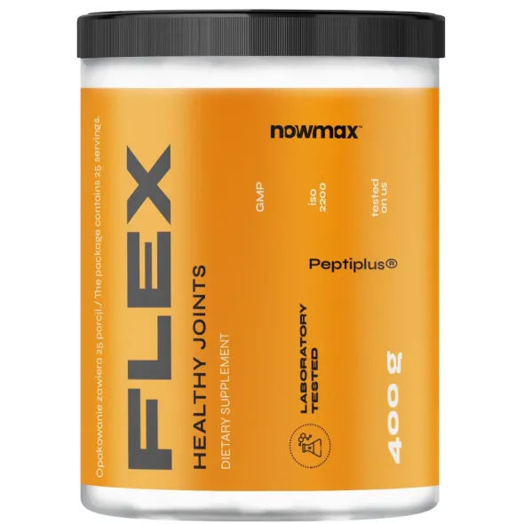 nowmax® Flex Healthy Joints 400 g + nowmax® Isotonic Drink 25 g +nowmax® Omega 3 1000mg + Vitamin E 90 kaps