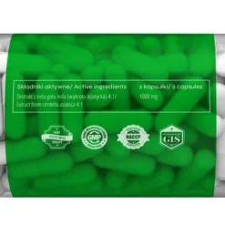 nowmax® Gotu Kola MEMORY wąkrota azjatycka 4:1 60 kaps
