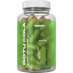 nowmax® Gotu Kola MEMORY wąkrota azjatycka 4:1 60 kaps