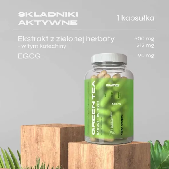 nowmax® Green Tea Extract 100 kaps