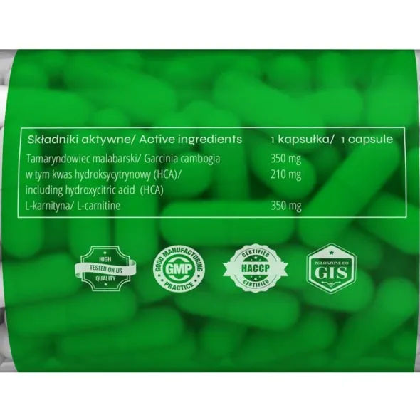 nowmax® HCA Garcinia Cambogia 5:1 + Carnitine 100 kaps