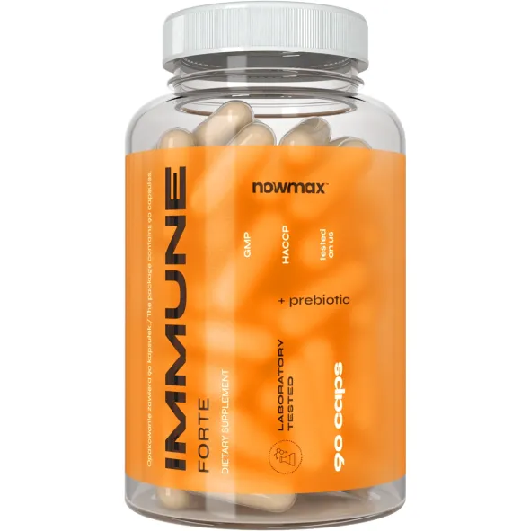 nowmax® Immune Forte + Prebiotic 90 kaps