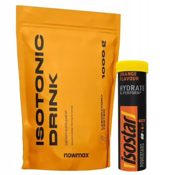 nowmax® Isotonic Drink 1000 g + ISOSTAR Powertabs 120 g