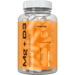nowmax® Magnez + Witamina D3 FORTE 50 kaps