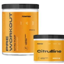 nowmax® Pre Workout xtreme Pump 500 g + nowmax® Citrulline Malate 200 g