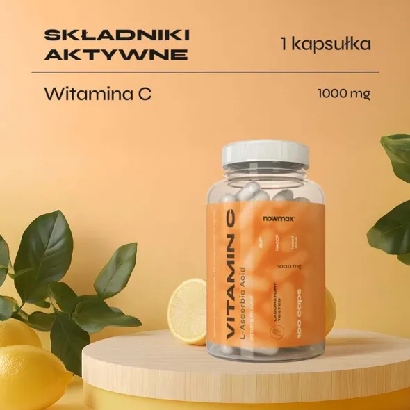 nowmax® Vitamin C 1000mg 100 kaps