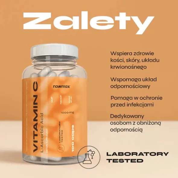 nowmax® Vitamin C 1000mg 100 kaps