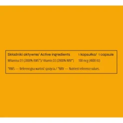 nowmax® Vitamin D3 100mcg 4000IU 100 kaps