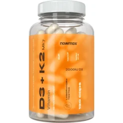 nowmax® Vitamin K2 MK-7 100mcg + D3 2000IU 50mcg 120 kaps
