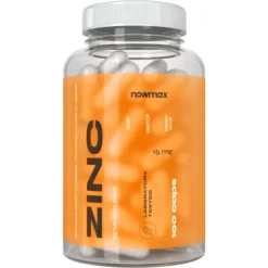 nowmax® Zinc 15mg 100 kaps + Zestaw Naturalnej Energii i Testosteronu