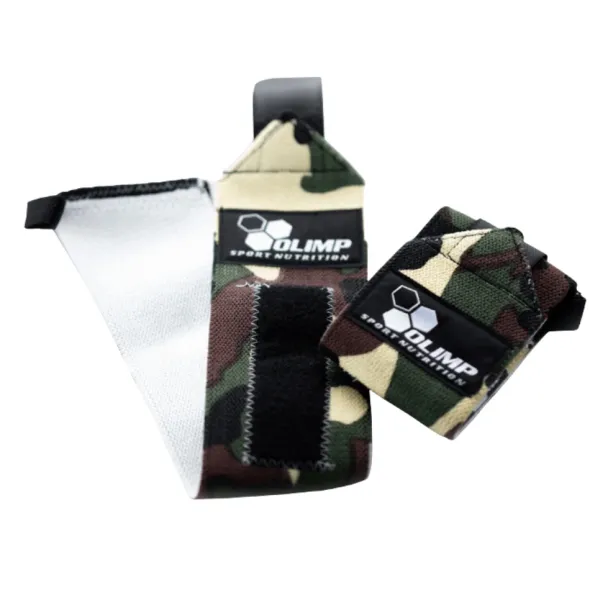 OLIMP Profi Wrist Wraps - Usztywniacz Nadgarstków Camo