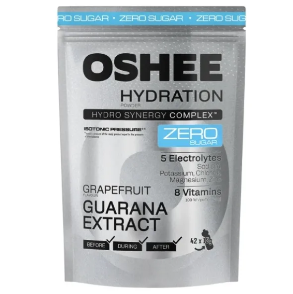 OSHEE Hydration Powder Zero Doypack + Guarana 630 g