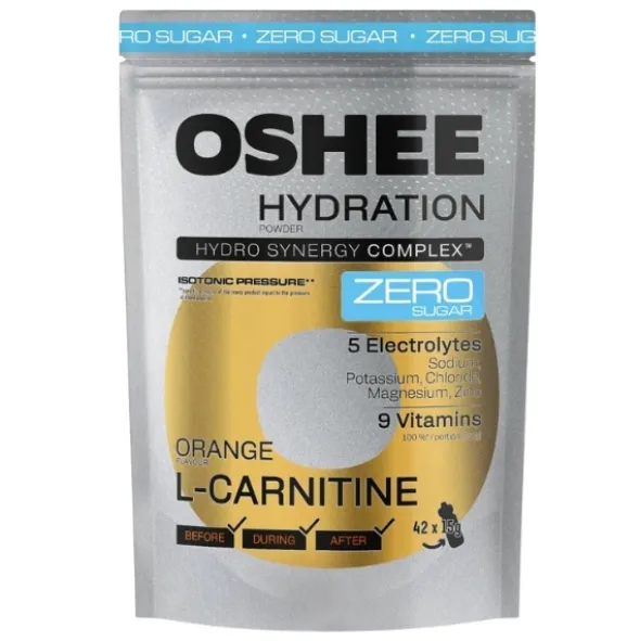 OSHEE Hydration Powder Zero Doypack + L-Carnitine 630 g
