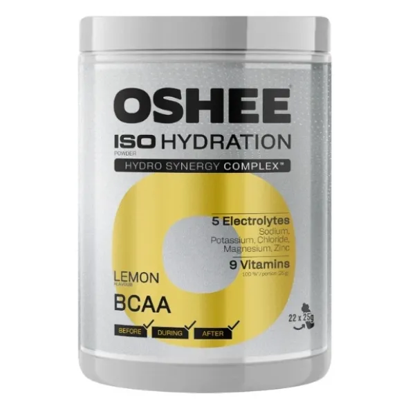 OSHEE ISO Hydration Powder Jar + BCAA 550 g