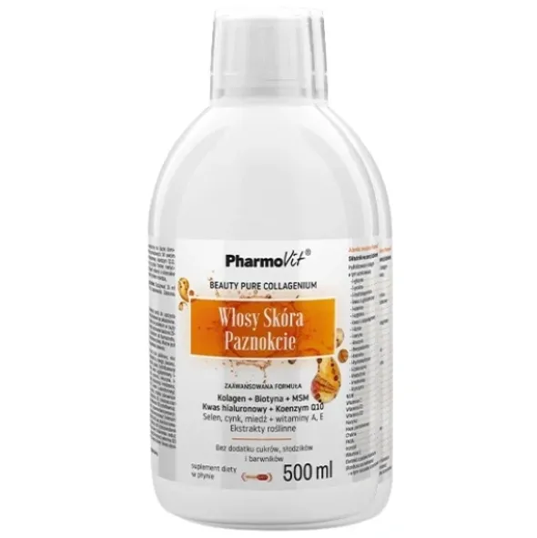PHARMOVIT Włosy Skóra Paznokcie 500 ml