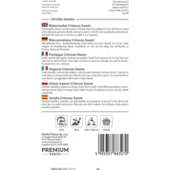 PREMIUM SEEDS Arbuz Crimson Sweet Nasiona 1 g