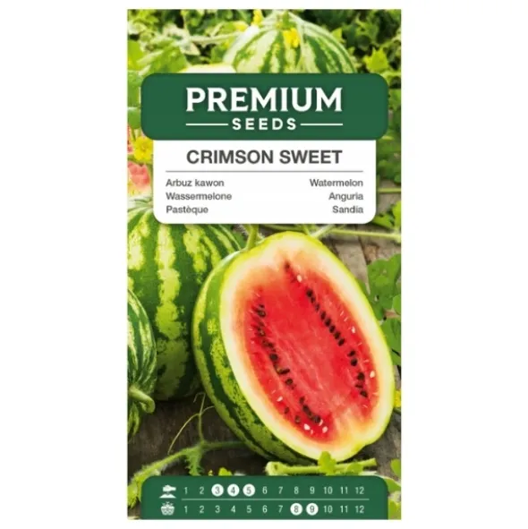 PREMIUM SEEDS Arbuz Crimson Sweet Nasiona 1 g