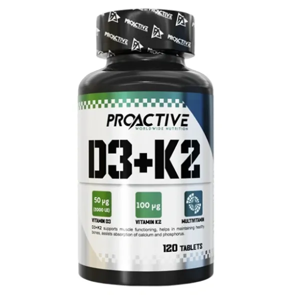PROACTIVE D3+K2 2000 IU 120 tabs